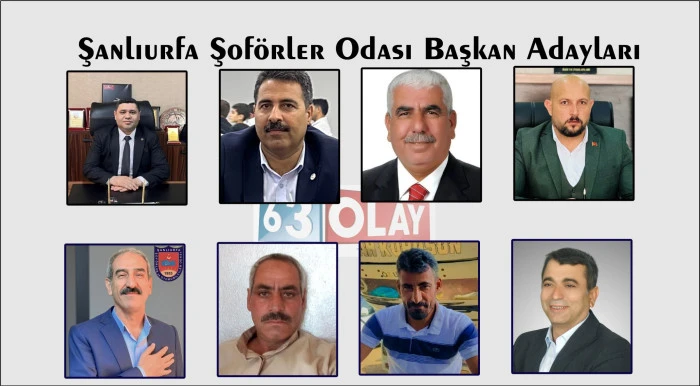 Şanlıurfa Şoförler Odası Seçimlerinde Hangi Başkan Adayına Oy Verirsiniz?