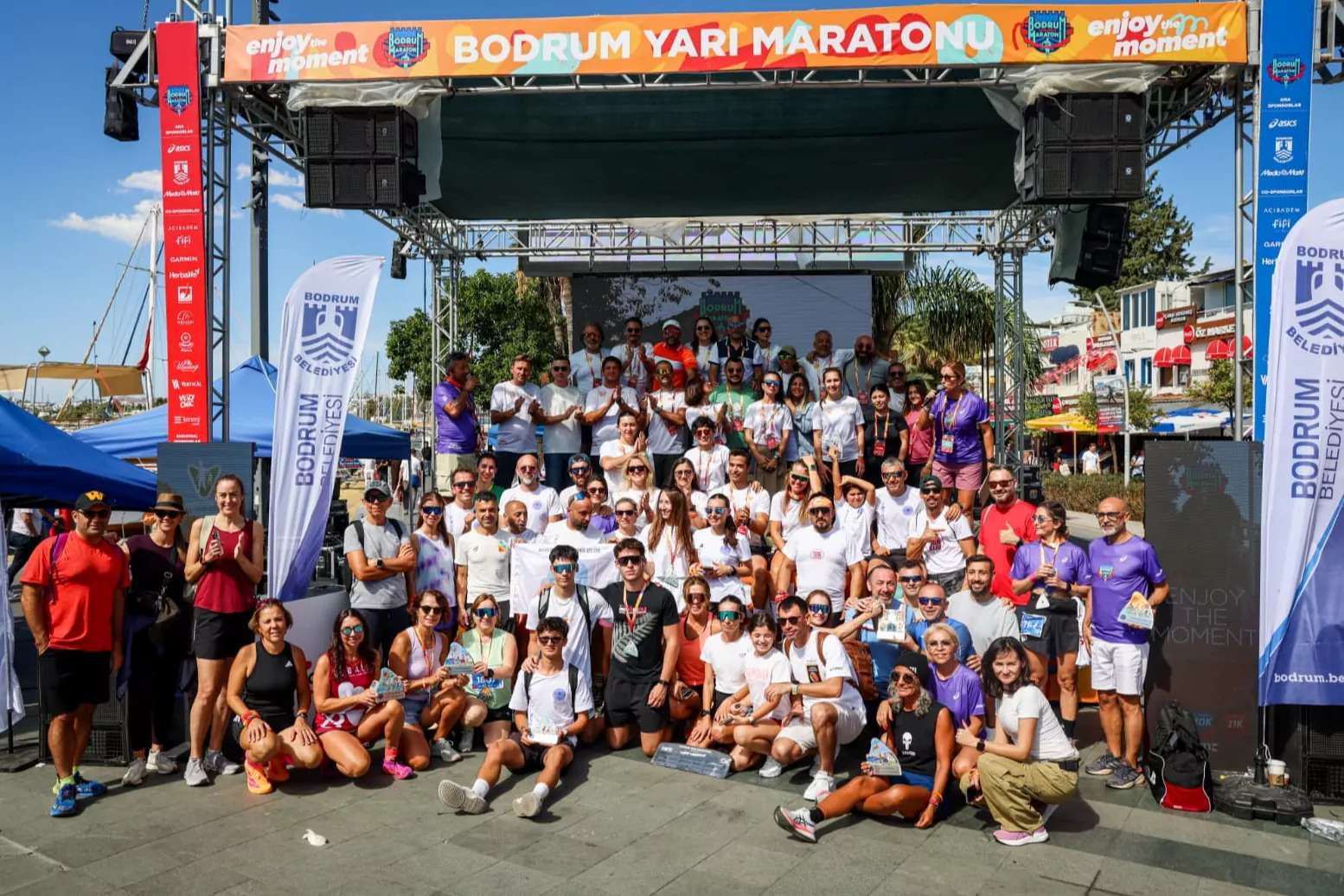 Bodrum Yarı Maratonu&rsquo;nda 9. buluşma... 23 &uuml;lkeden 2 bin 500 sporcu koştu