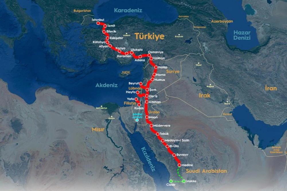 T&uuml;rkiye, Suriye ve &Uuml;rd&uuml;n&rsquo;den mutabakat zaptı tamam... Tarihi Hicaz Demiryolu yeniden canlanıyor