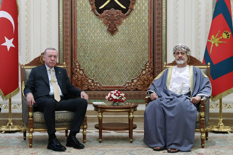 Cumhurbaşkanı Erdoğan, Umman Sultanı ile g&ouml;r&uuml;şt&uuml;