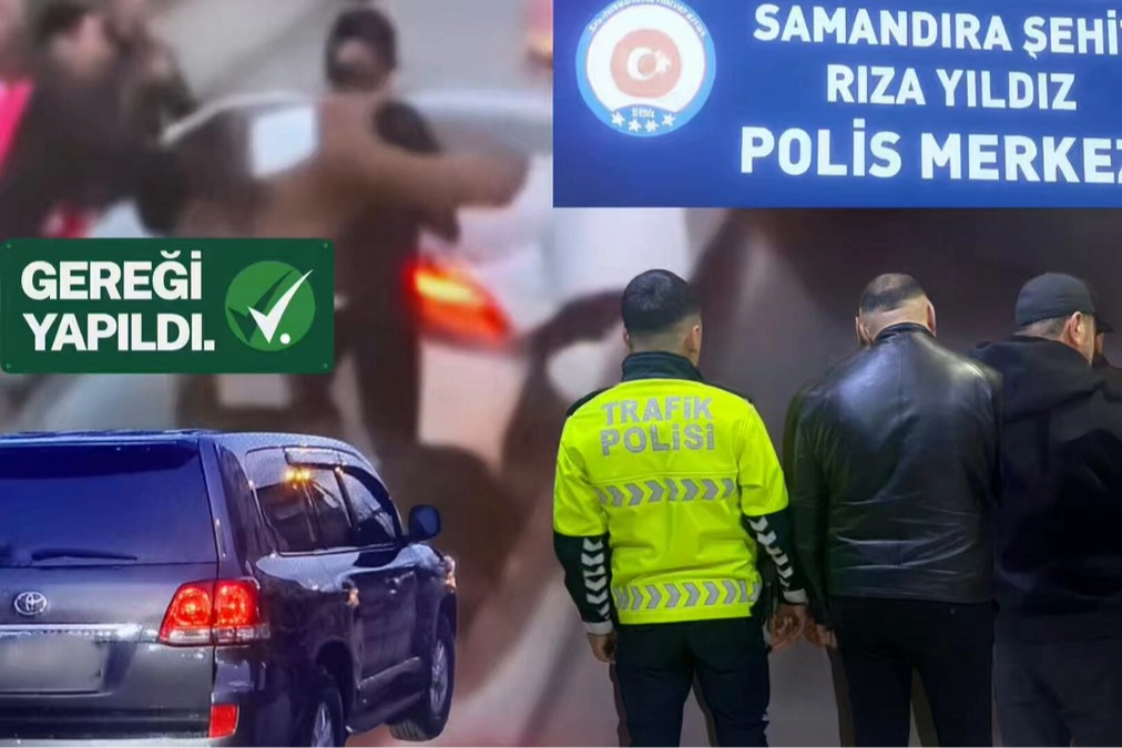 Ters yönde gidip saldıran sürücüler yakalandı.. Yeni kanunla ağır yaptırımlar yolda