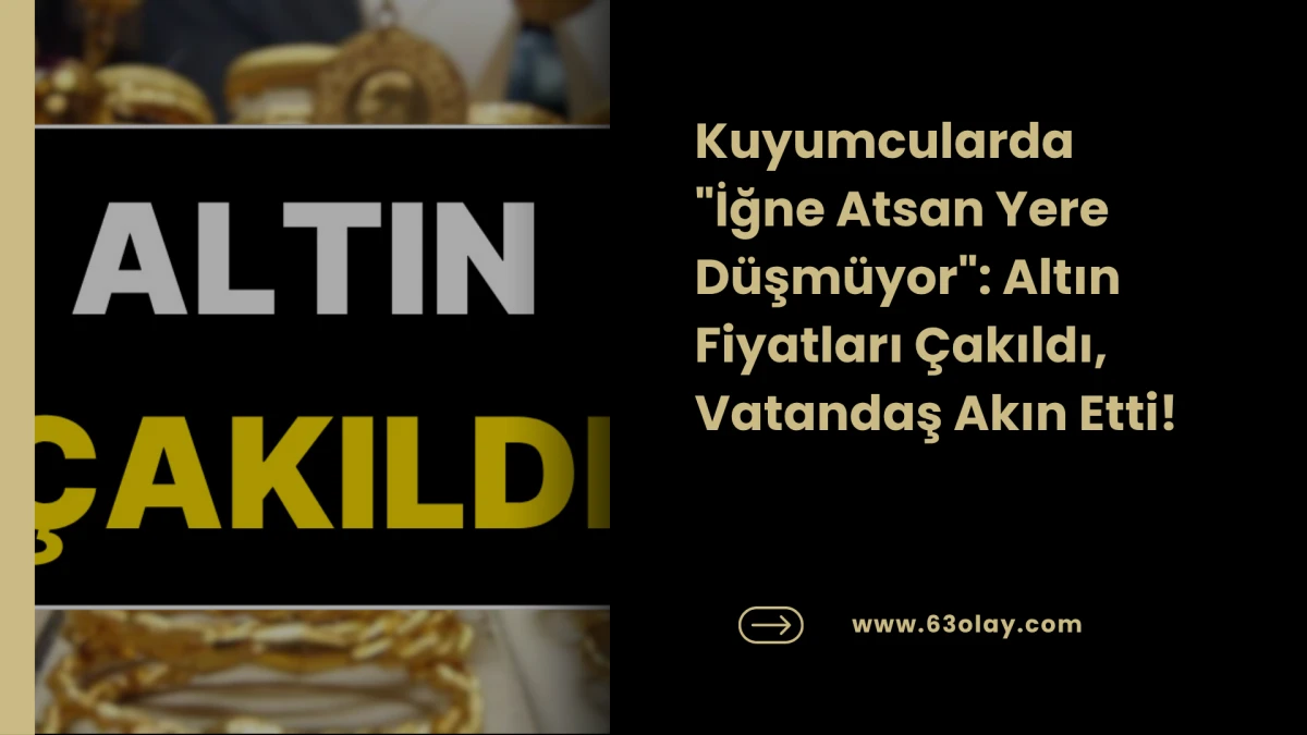 Altın Fiyatlarında Tarihi D&uuml;ş&uuml;ş