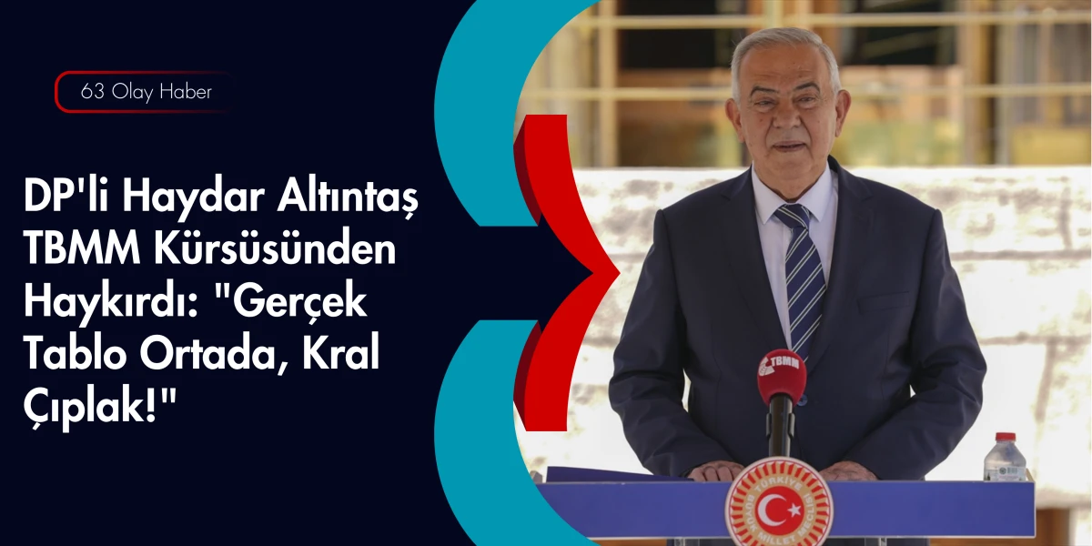 Altıntaş: Adalet Yoksa Ne Ekonomi D&uuml;zelir Ne Yatırım Gelir