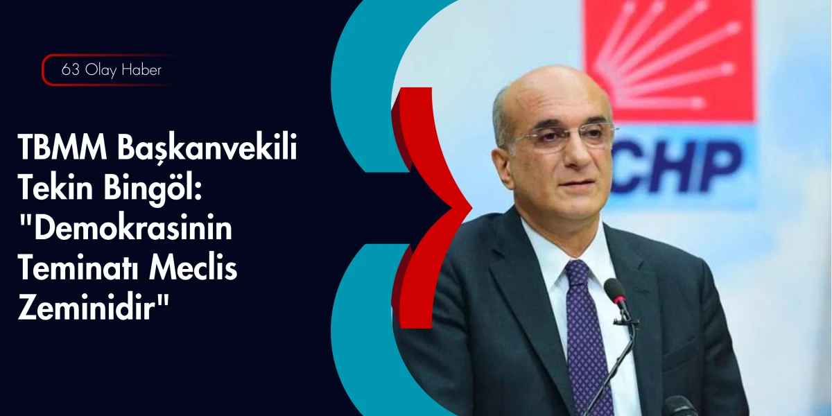 Ankara&rsquo;nın Kıdemli Vekili Tekin Bing&ouml;l: &Ccedil;&ouml;z&uuml;m&uuml;n Adresi Parlamentodur