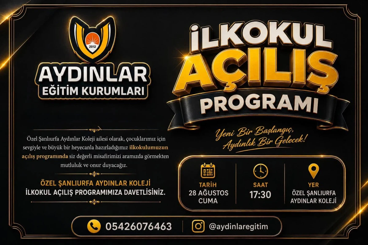 AYDINLAR KOLEJİ&rsquo;NDEN YENİ YATIRIM: İLKOKUL BİNASI T&Ouml;RENLE A&Ccedil;ILIYOR