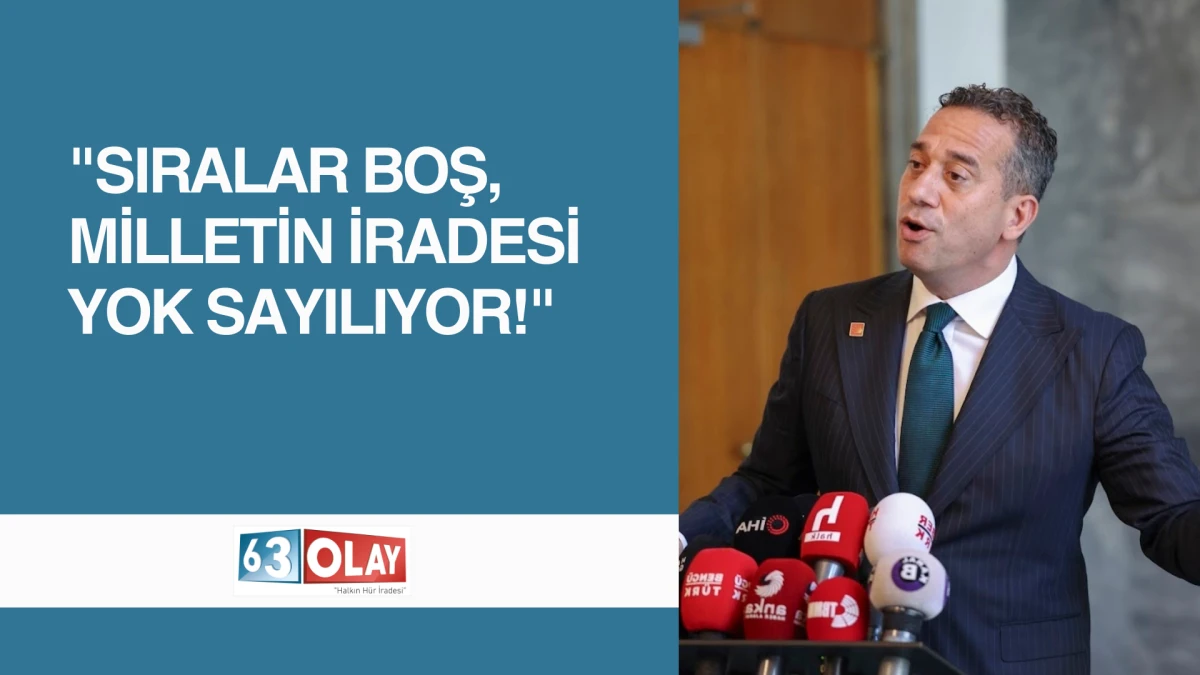 Başarır&rsquo;dan İktidara Meclis Tepkisi