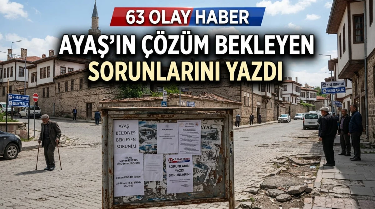 Başkentin Tarihi ve Tarım Deposu Ayaş&rsquo;ta &Ccedil;&ouml;z&uuml;m Bekleyen Sorunlar