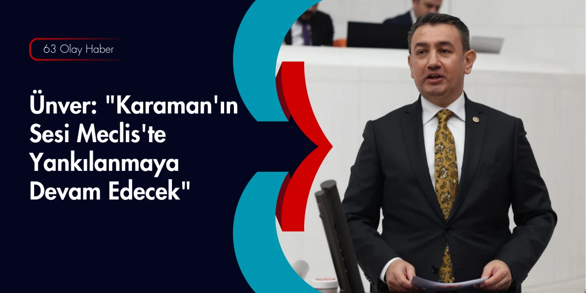 CHP&rsquo;li &Uuml;nver Karaman&rsquo;ın Dosyasını Meclis&rsquo;e Taşıdı!