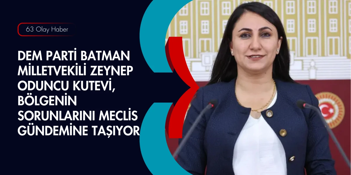 DEM Parti Batman Milletvekili Kutevi, Kentin Sosyal Sorunlarını Takibe Aldı