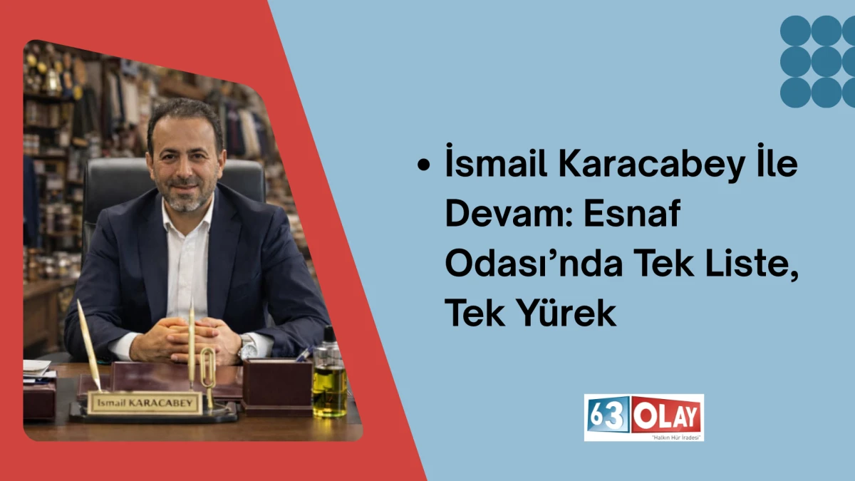 Esnaf Odasında G&uuml;ven Tazeledi: Karacabey Yeniden Başkan