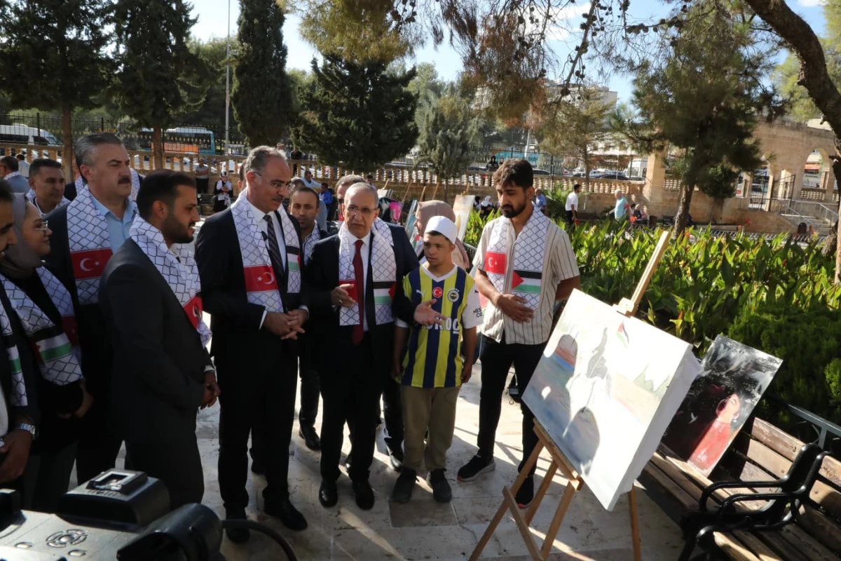 Eyyübiye’de Filistin’e Destek Resim Sergisi