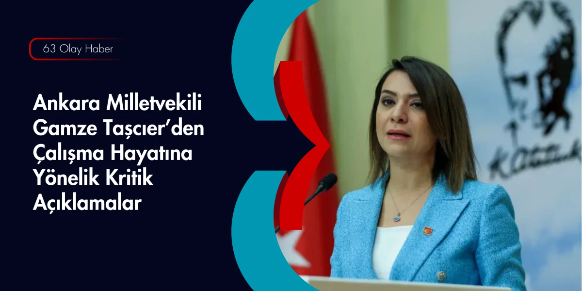 Gamze Taşcıer: Emeklinin ve İş&ccedil;inin Hakkını Meydanlarda da Meclis'te de Savunacağız