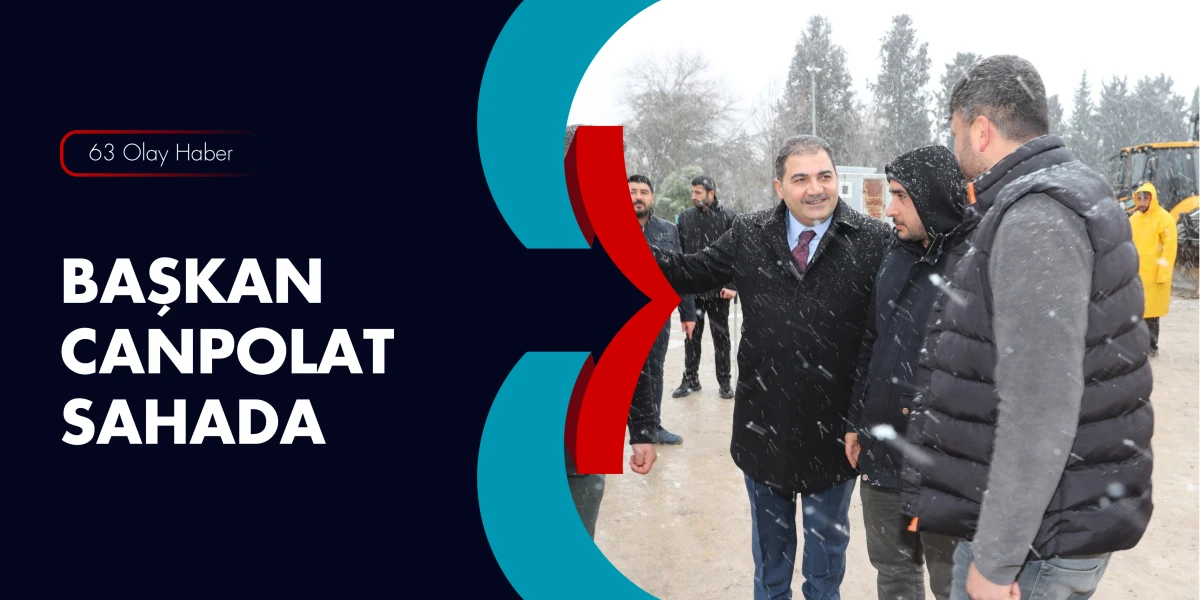 HALİLİYE BELEDİYESİ EKİPLERİ TAM KADRO SAHADA