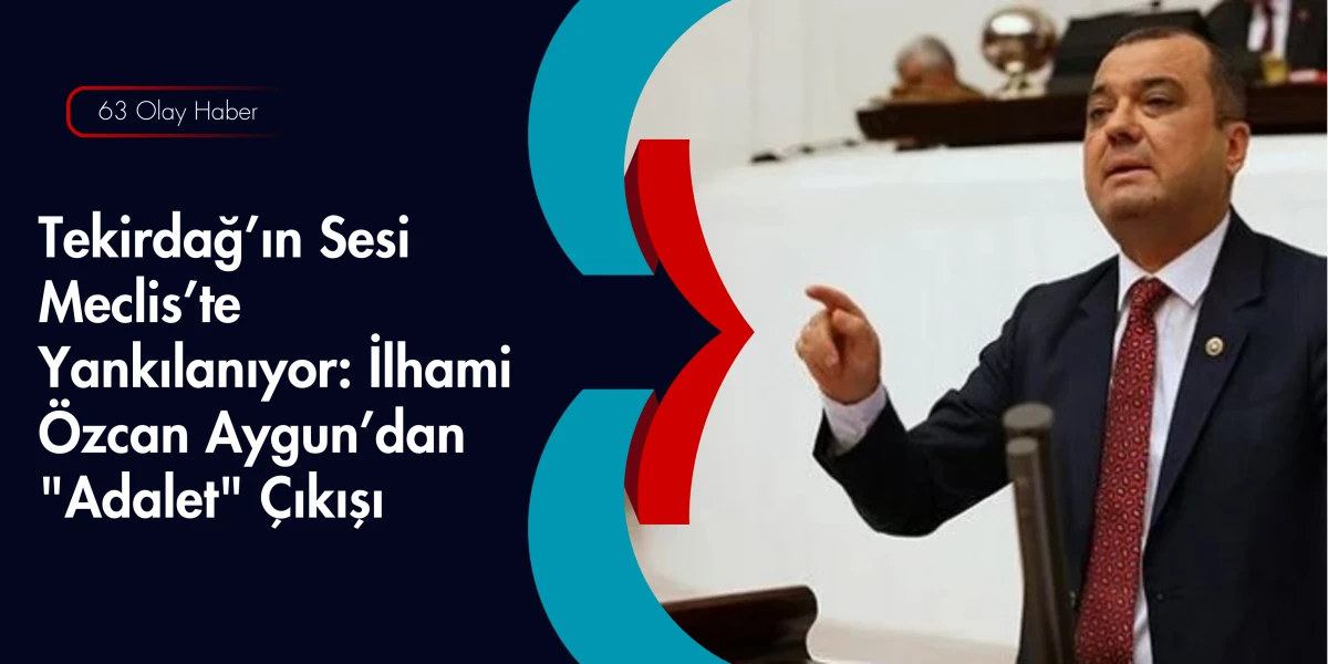 İlhami &Ouml;zcan Aygun Tekirdağ Yatırımları İ&ccedil;in Bastırıyor