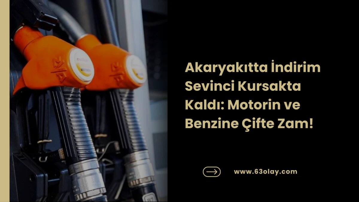 İndirim Gitti, Zam Geldi: Motorine Bu Gece 4,12 TL Zam!