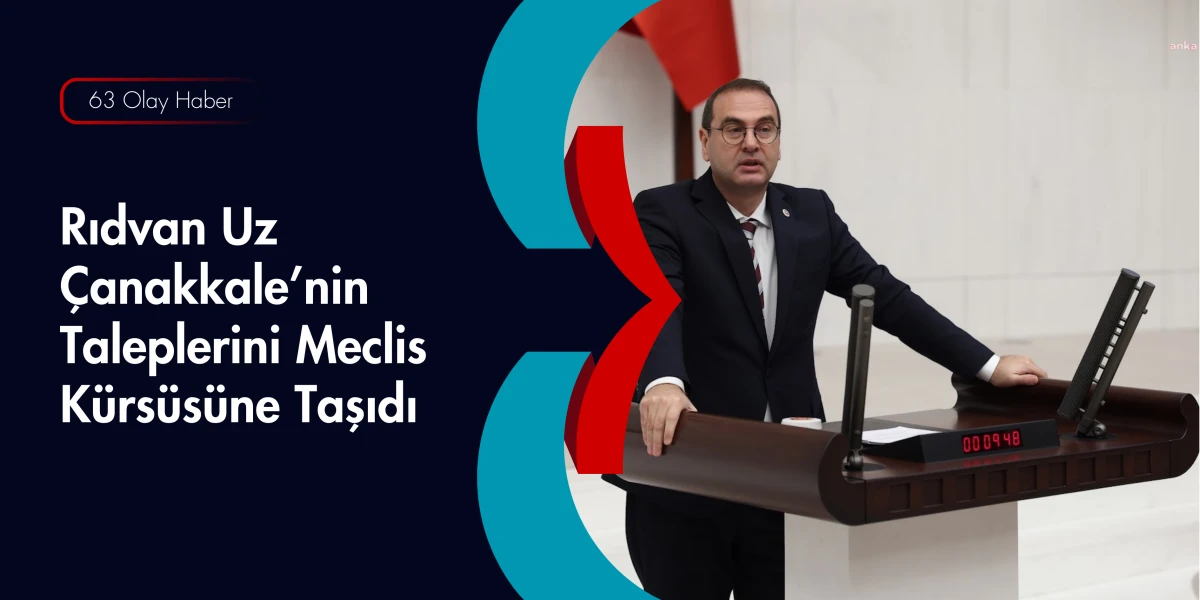 İYİ Partili Rıdvan Uz&rsquo;dan Meclis&rsquo;te Sert &Ccedil;ıkış: Geleceğimiz İ&ccedil;in Endişeliyim