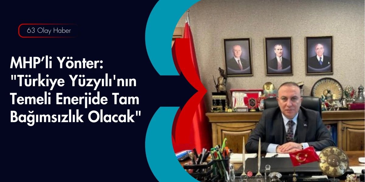 İzzet Ulvi Y&ouml;nter: Cumhur İttifakı T&uuml;rkiye&rsquo;nin Sarsılmaz Vicdanıdır