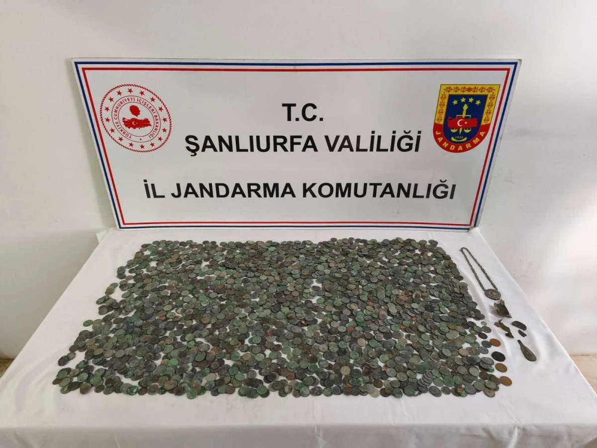 Jandarmadan Tarihi Eser Operasyonu! Binlerce Sikke Ele Ge&ccedil;irildi 