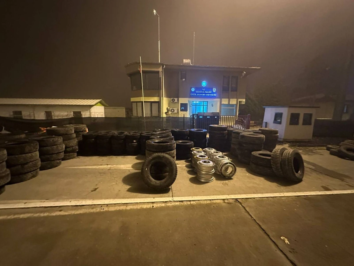 Kaçak Lastik ve Jant Ele Geçirildi…