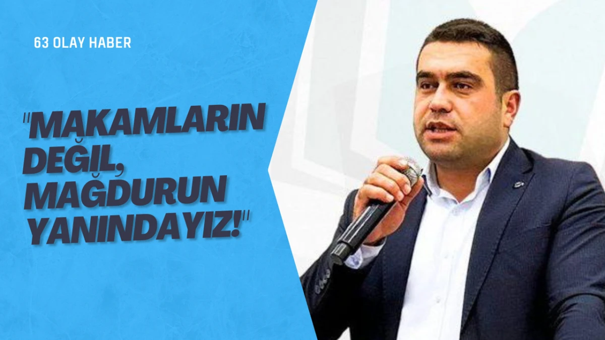 Mil Maarif-Sen Genel Başkanı Dağaşan: Biz Bir Vicdan Hareketiyiz!