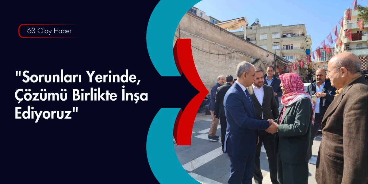 Milletvekili Abdurrahim Dusak Şanlıurfa Sokaklarında