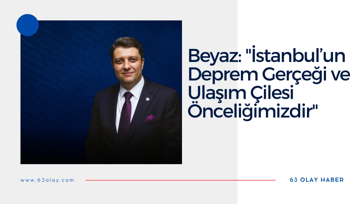 Milletvekili Ersin Beyaz: İstanbul Ekonomisi Alarm Veriyor