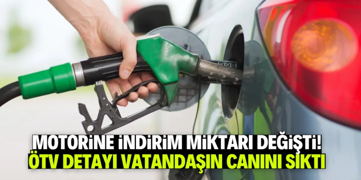 Motorinde 6 Liralık Dev İndirime &Ouml;TV Freni: Pompaya Sadece 1,05 TL Yansıyacak