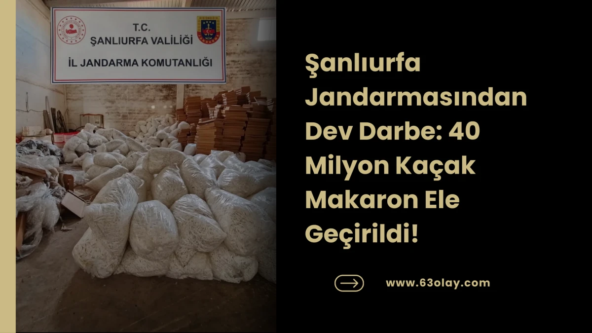Piyasa Değeri 14 Milyon TL! OSB&rsquo;deki Depoya Jandarma Baskını