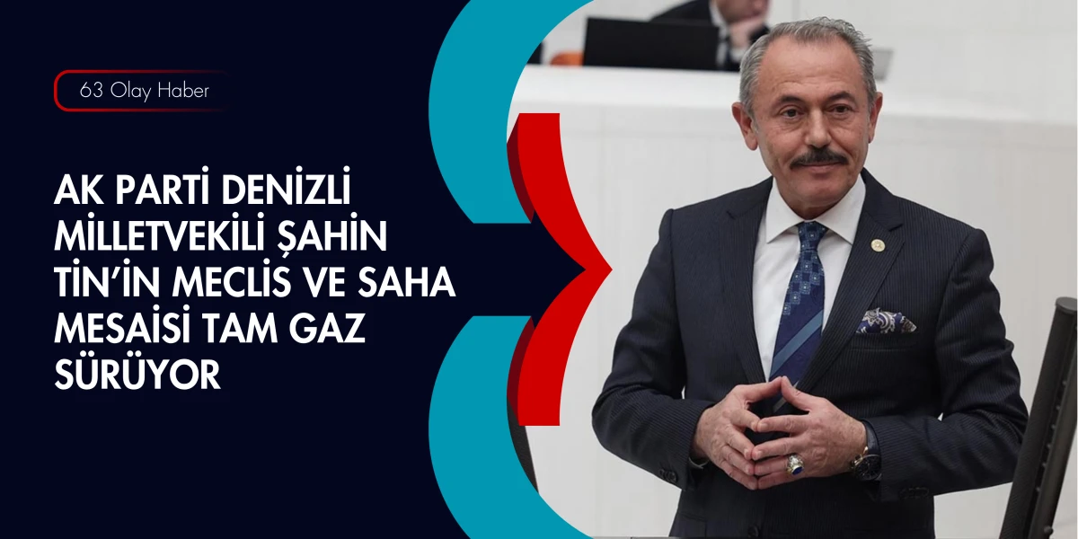 Şahin Tin, TBMM ve Uluslararası Diplomasi Trafiğinde Denizli&rsquo;yi Temsil Ediyor