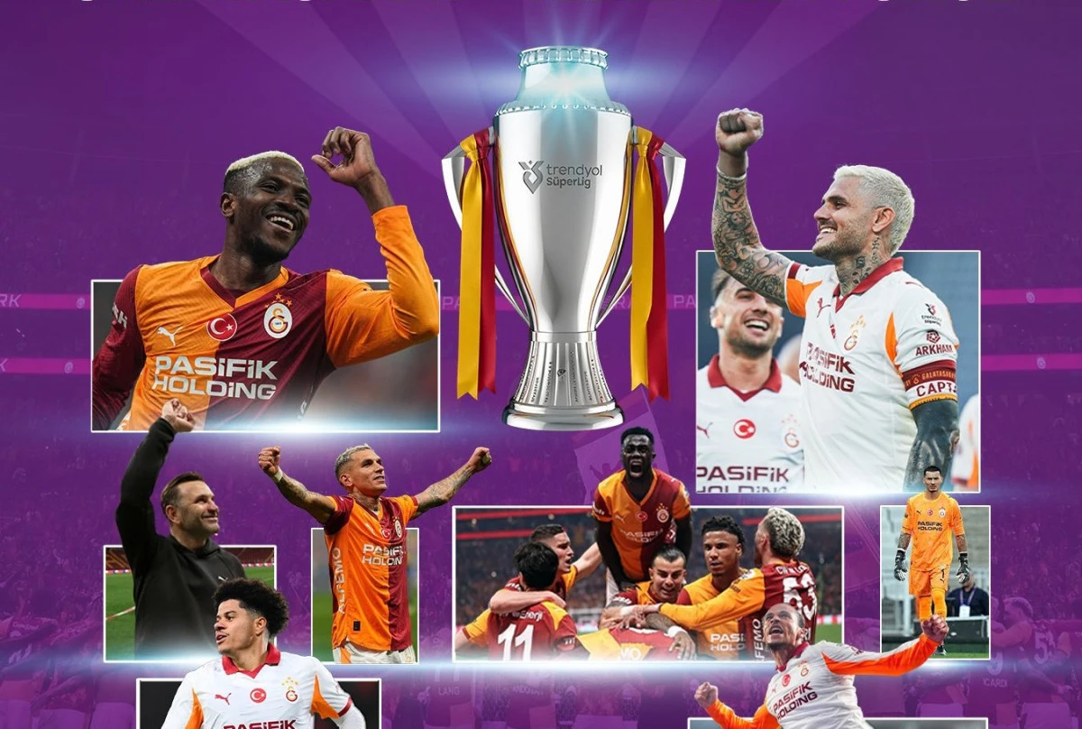 Şampiyon Galatasaray! &Uuml;st &Uuml;ste 4, Toplamda 26. Zafer