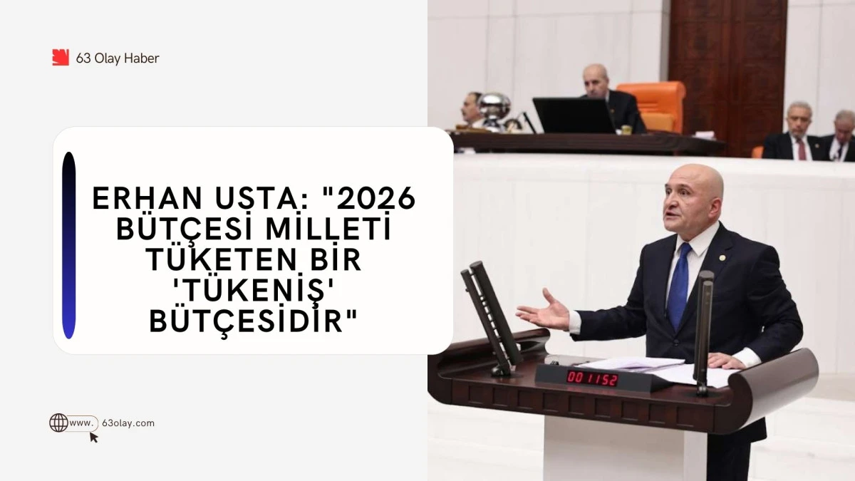 Samsun Milletvekili Usta: Halk Burnundan Soluyor!
