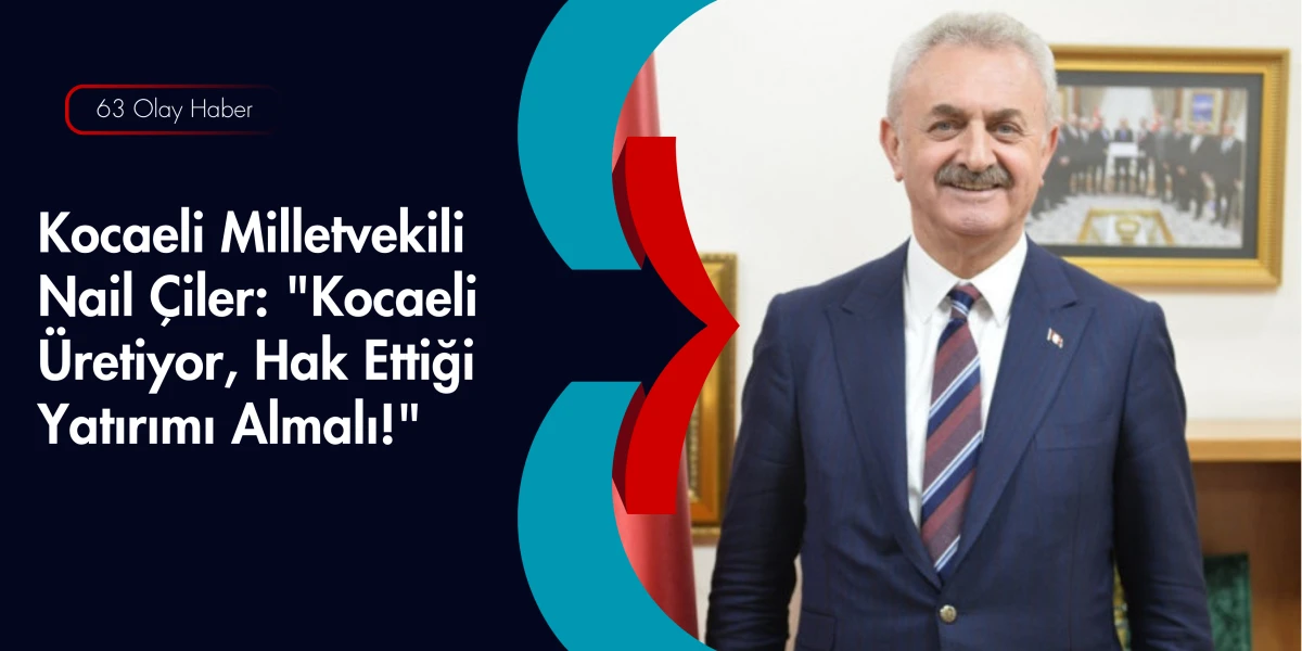 Sanayinin Sesi Meclis&rsquo;te: Nail &Ccedil;iler&rsquo;den KOBİ&rsquo;ler İ&ccedil;in Acil Destek &Ccedil;ağrısı