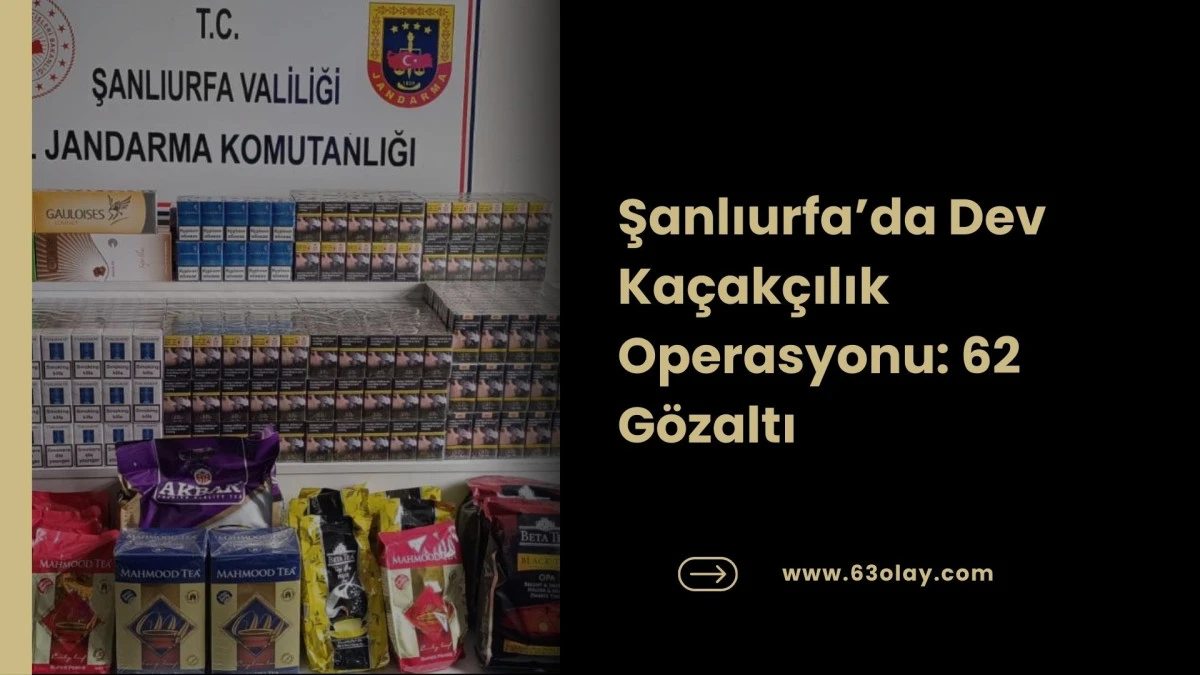 Şanlıurfa İl Jandarma Komutanlığı 5 G&uuml;nl&uuml;k Bilan&ccedil;oyu A&ccedil;ıkladı