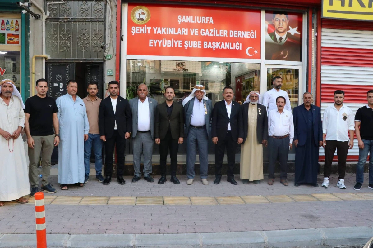 Şanlıurfa Milletvekili Hikmet Başak&rsquo;tan Şehit Yakınları ve Gaziler Derneği&rsquo;ne Ziyaret