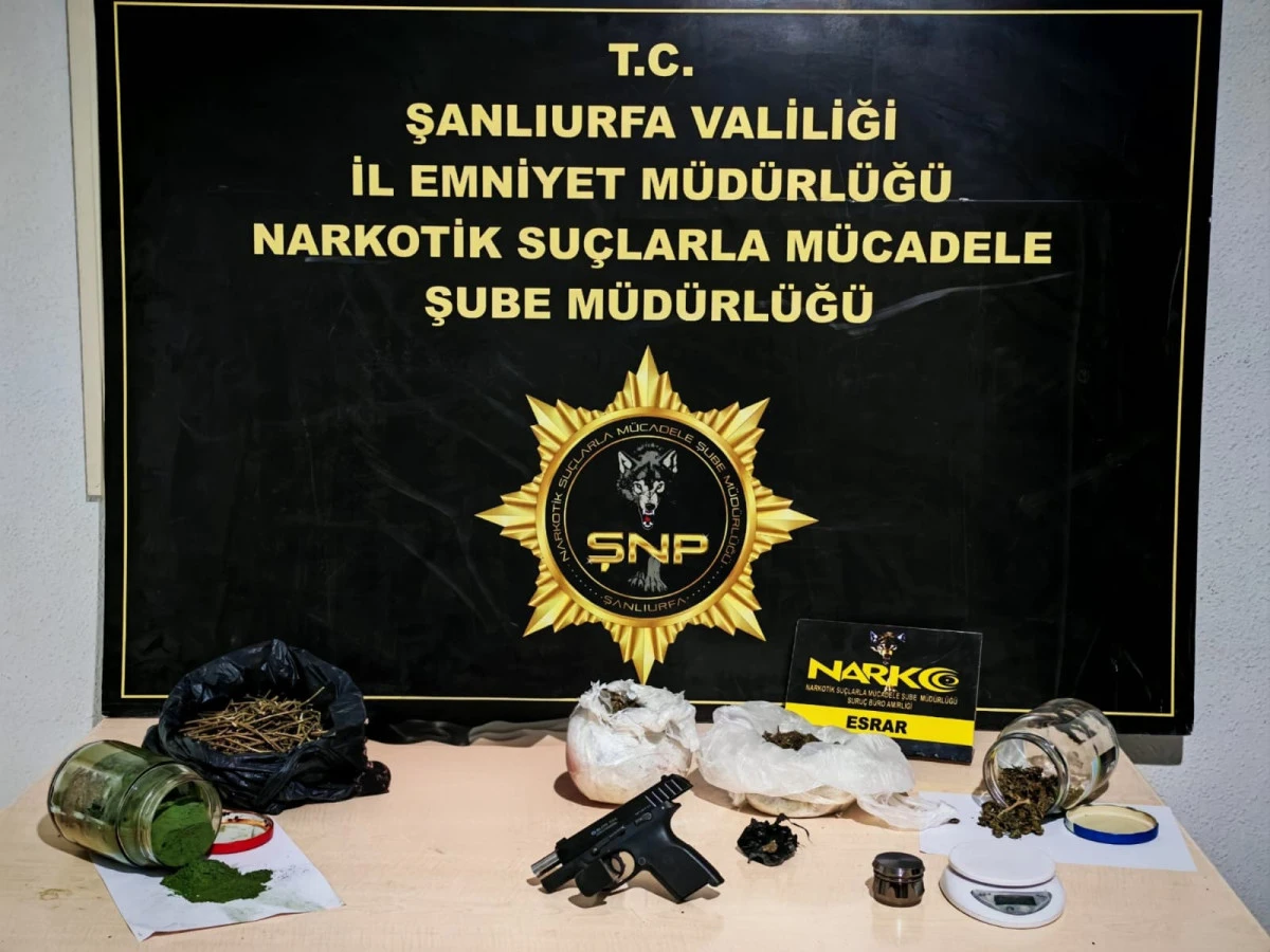 Şanlıurfa&rsquo;da B&uuml;y&uuml;k Narkotik Operasyonu: 5 G&ouml;zaltı