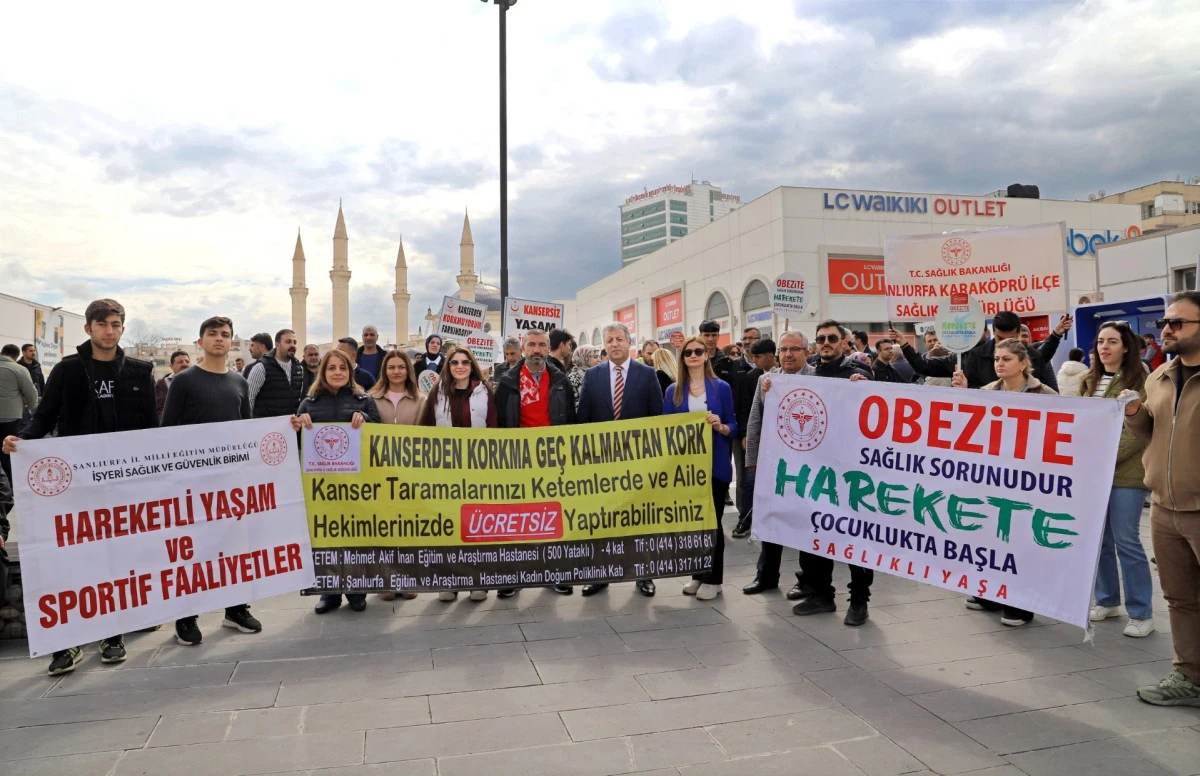 Şanlıurfa&rsquo;da D&uuml;nya Sağlık G&uuml;n&uuml; Y&uuml;r&uuml;y&uuml;ş&uuml; D&uuml;zenlendi
