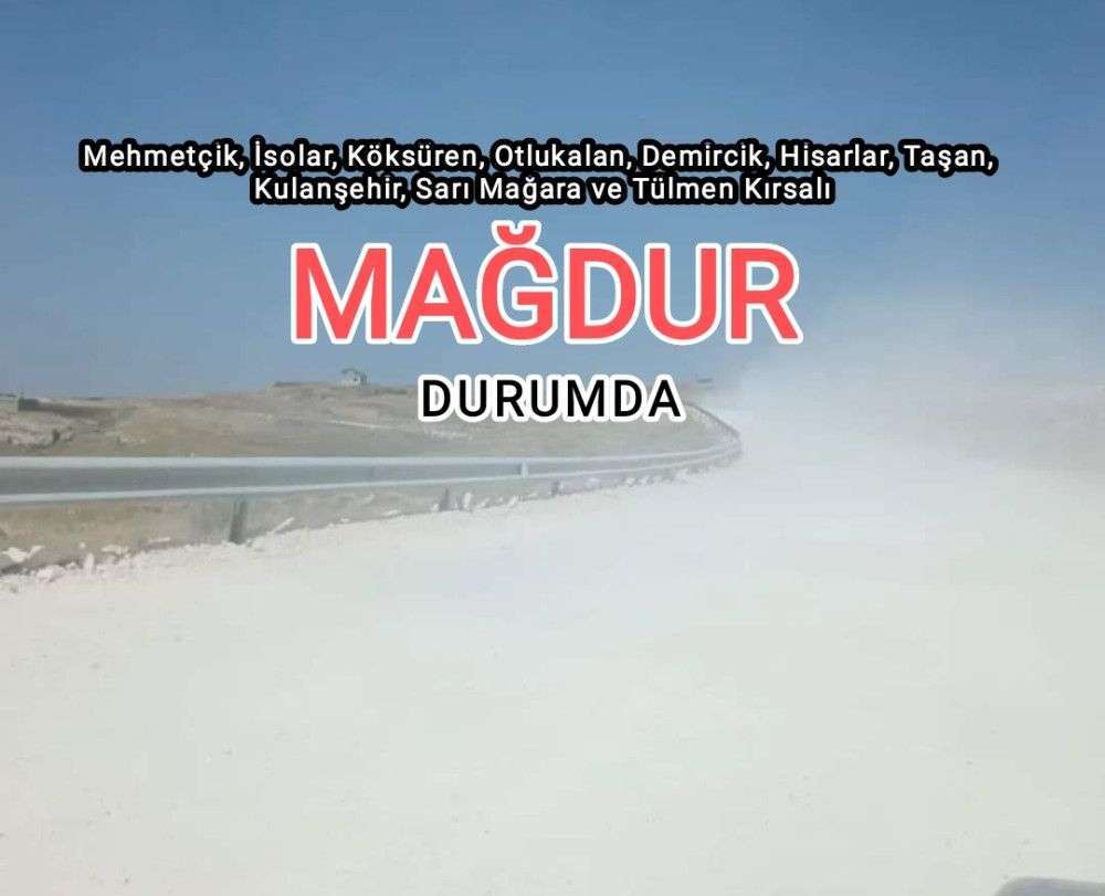 Şanlıurfa'da 10 Mahalle Perişan Halde! Yol Yapımı Bölgeyi Mağdur Ediyor