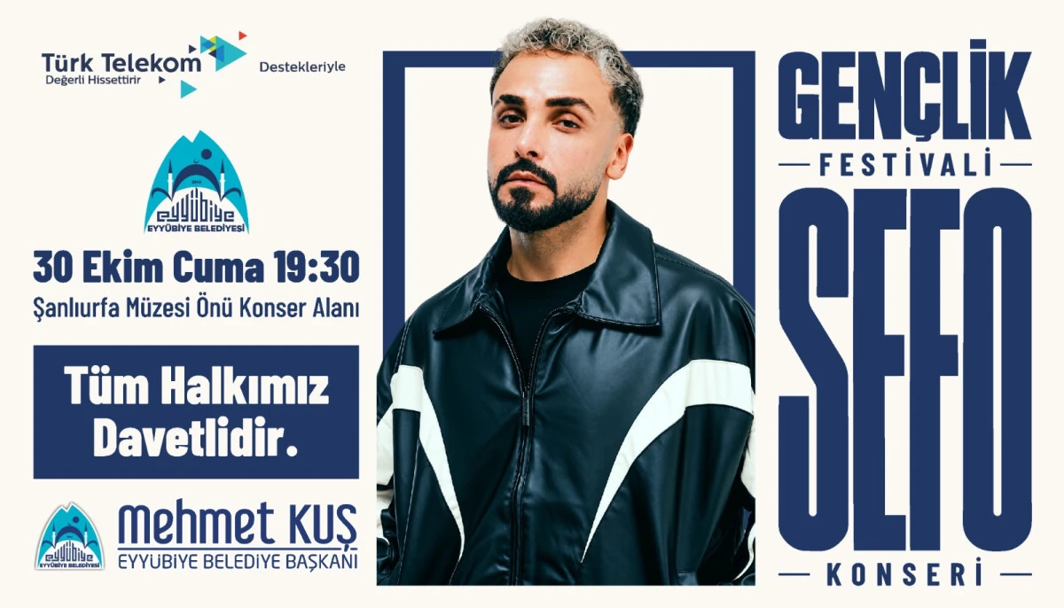 Sefo, Eyy&uuml;biye&rsquo;de Şanlıurfalılarla buluşacak