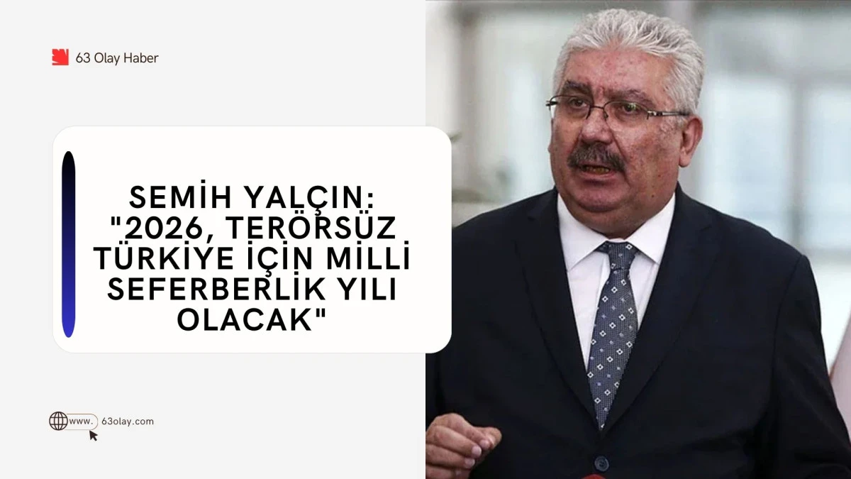 Semih Yal&ccedil;ın Teşkilatlara Disiplin Ayarı Verdi