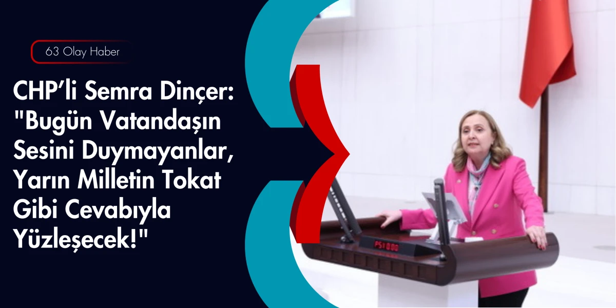 Semra Din&ccedil;er T&uuml;rkiye'nin &Ccedil;ilesini Ceylanpınar &Ouml;rneğiyle TBMM'ye Taşıdı
