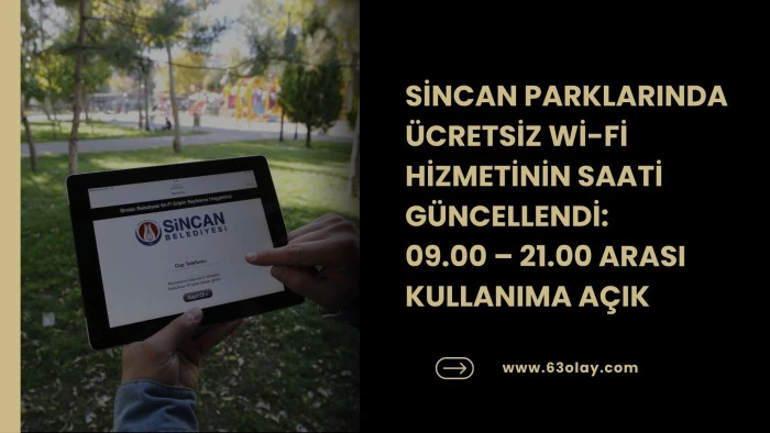 Sincan Belediyesi Yapılan G&uuml;ncelleme &Ccedil;alışmalarını Duyurdu 