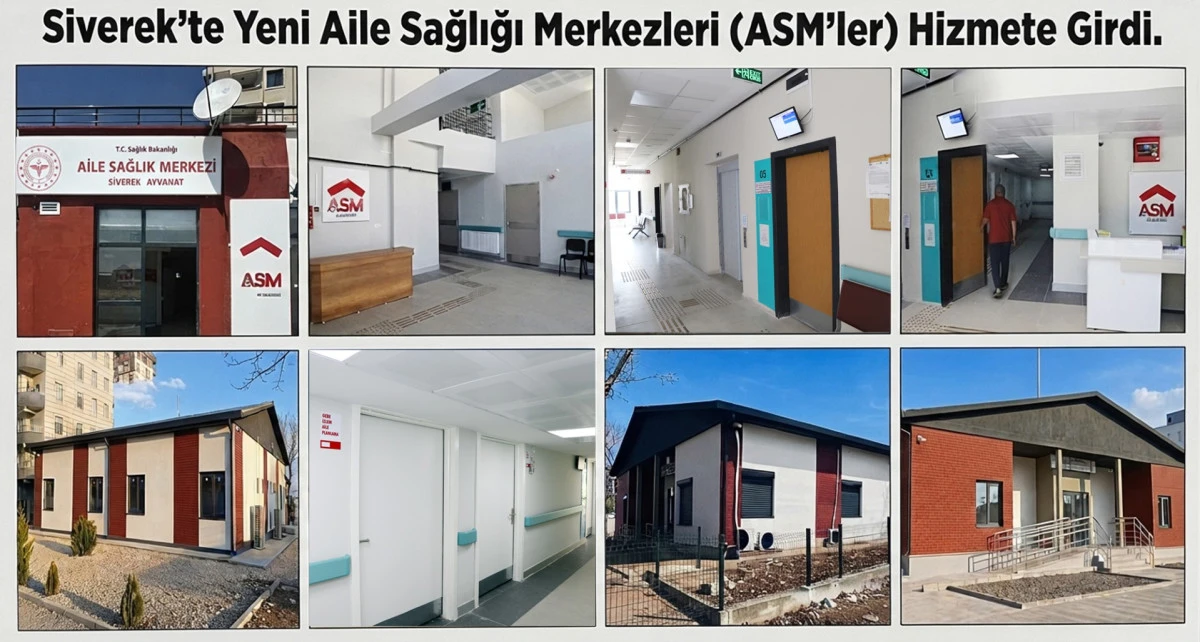 Siverek&rsquo;te 3 Yeni Aile Sağlığı Merkezi Hizmete Girdi 