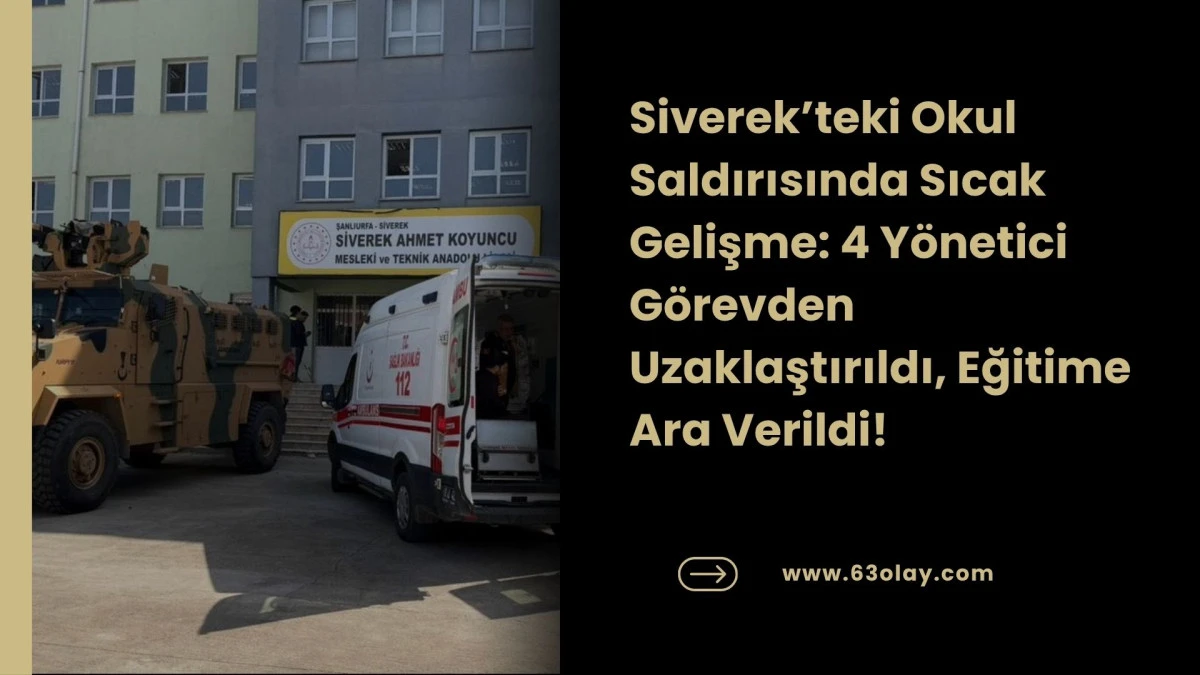 Siverek'teki Vahşetle İlgili flaş Gelişme: M&uuml;fettişler Şehre İndi