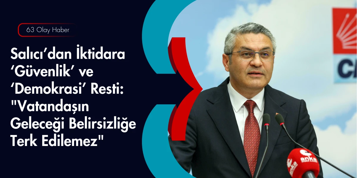 Siyasetin Deneyimli İsmi Salıcı&rsquo;dan Dijital Beka Uyarısı!