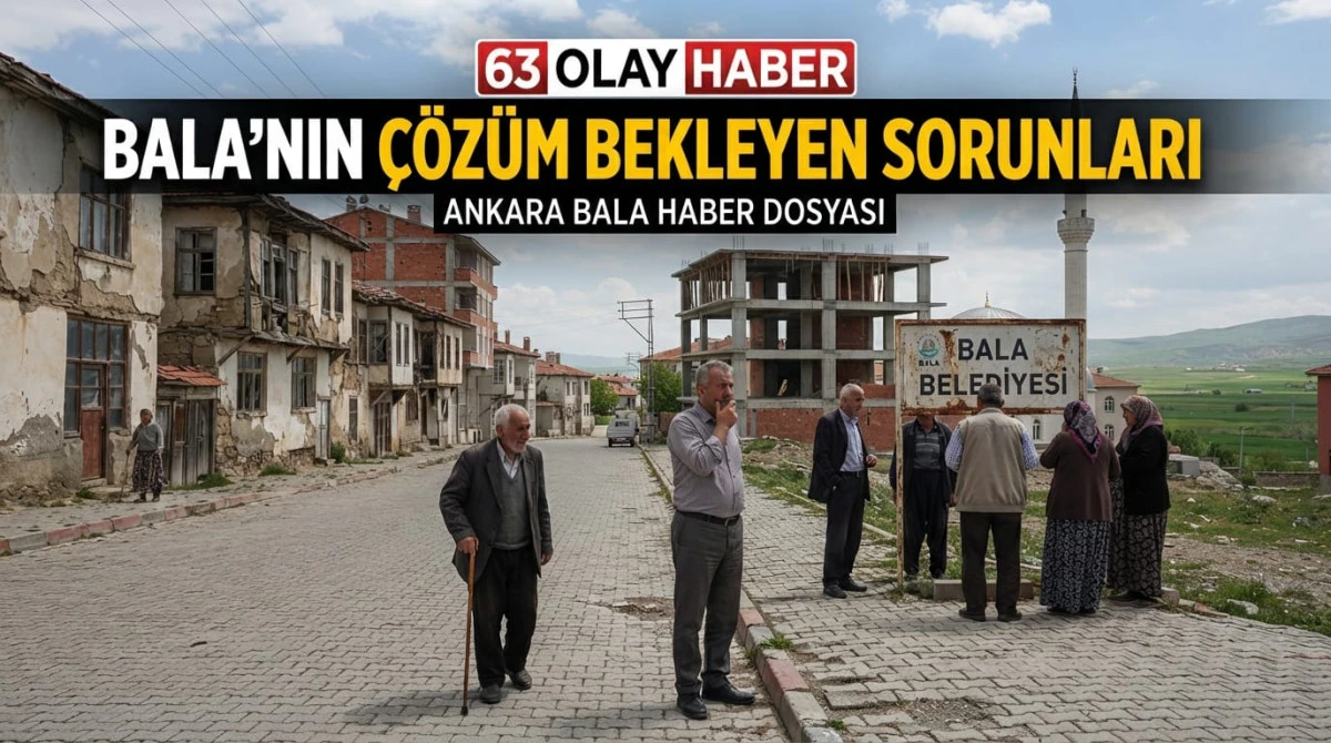 Tarım ve Doğa Potansiyeli Y&uuml;ksek Ankara'nın Bala İl&ccedil;esinde &Ccedil;&ouml;z&uuml;m Bekleyen Sorunlar