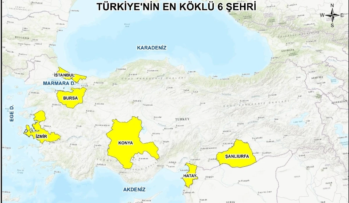 TÜRKİYE’NİN EN KÖKLÜ 6 ŞEHRİ! ŞANLIURFA İLK SIRADA…