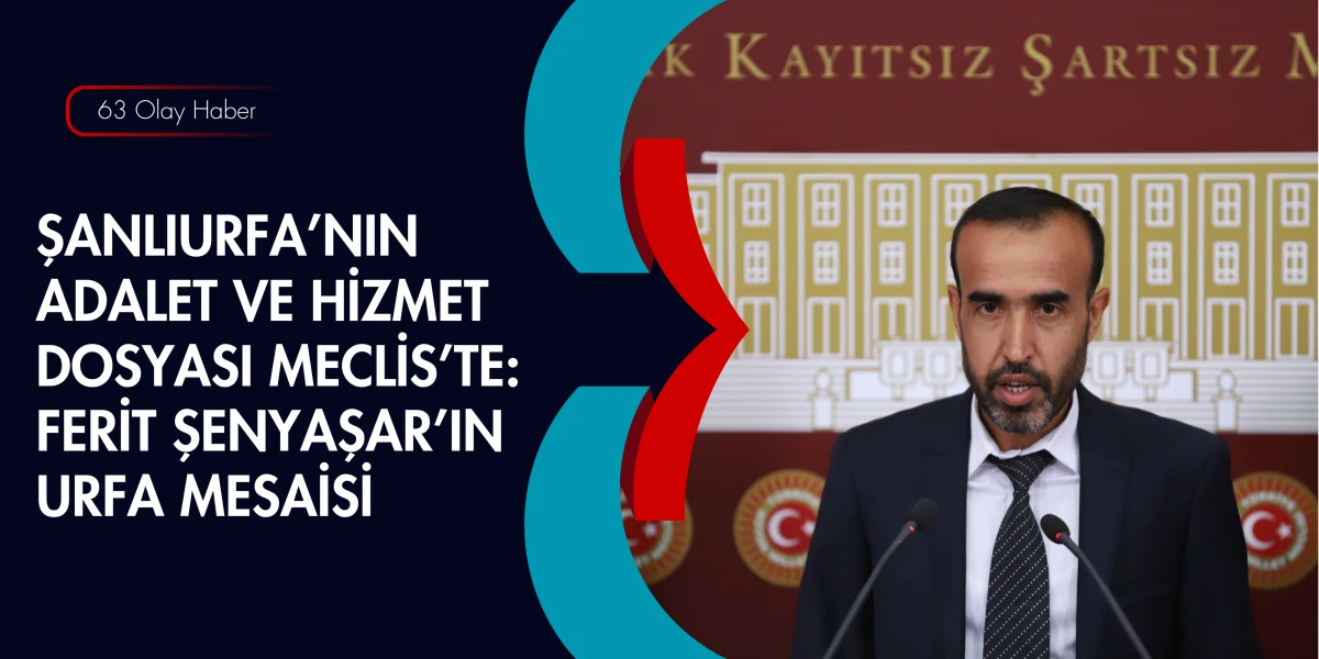 Urfa&rsquo;nın Vekili Şenyaşar: Sorunları Halı Altına S&uuml;p&uuml;rmeyin!