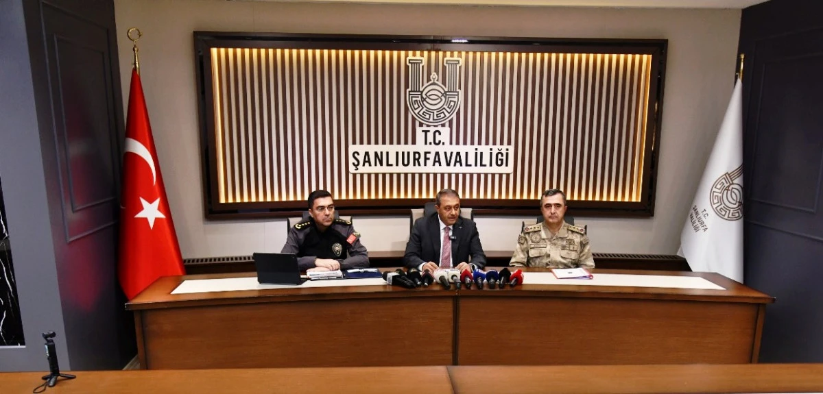 VALİ ŞILDAK ŞANLIURFA’NIN KASIM AYI ASAYİŞ VERİLERİNİ AÇIKLADI